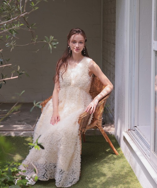 Dorry Doll(ドリードール)の「フリルチュールドレス(ドレス・レディース・ブラック/ホワイト系その他/グレー・M)」の11枚目の写真