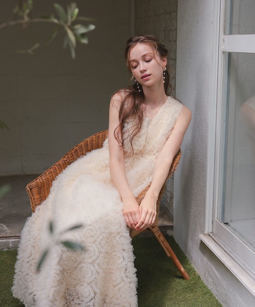 Dorry Doll(ドリードール)の「フリルチュールドレス(ドレス・レディース・ブラック/ホワイト系その他/グレー・M)」の13枚目の写真