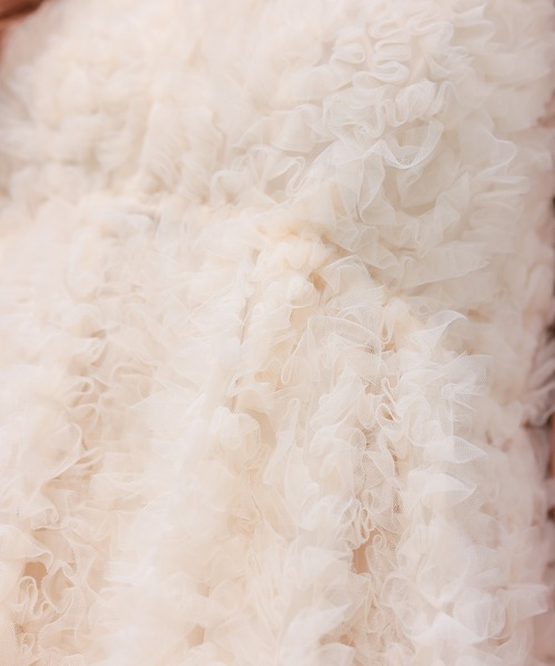 Dorry Doll(ドリードール)の「フリルチュールドレス(ドレス・レディース・ブラック/ホワイト系その他/グレー・M)」の15枚目の写真