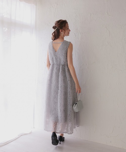 Dorry Doll(ドリードール)の「フリルチュールドレス(ドレス・レディース・ブラック/ホワイト系その他/グレー・M)」の19枚目の写真