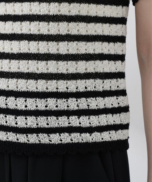 PROPORTION BODY DRESSING(プロポーションボディドレッシング)の「ヘンリーネック透かし編みニット / 1216170409(ニット/セーター・レディース・オレンジ/パープル/ブラック系その他・MEDIUM/SMALL)」の15枚目の写真