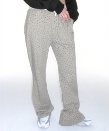 TWINKLE BOOT CUT LEGGINGS PANTS GREY
