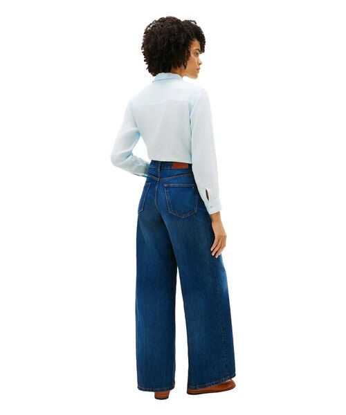 TOMMY HILFIGER(トミーヒルフィガー)の「70's ワイドレッグジーンズ(デニムパンツ・レディース・インディゴブルー・27inch/26inch/25inch/28inch)」の3枚目の写真