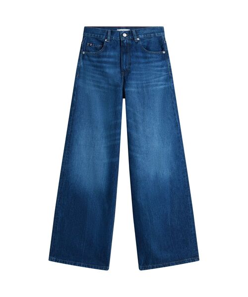 TOMMY HILFIGER(トミーヒルフィガー)の「70's ワイドレッグジーンズ(デニムパンツ・レディース・インディゴブルー・27inch/26inch/25inch/28inch)」の4枚目の写真