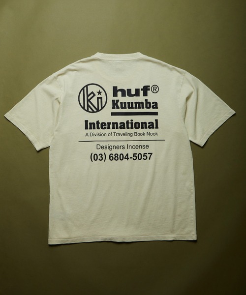 HUF(ハフ)の「HUF X KUUMBA INTERNATIONAL KUUMBA TEE(Tシャツ/カットソー・メンズ・クリーム・M/XXL/XL/L/S)」の1枚目の写真