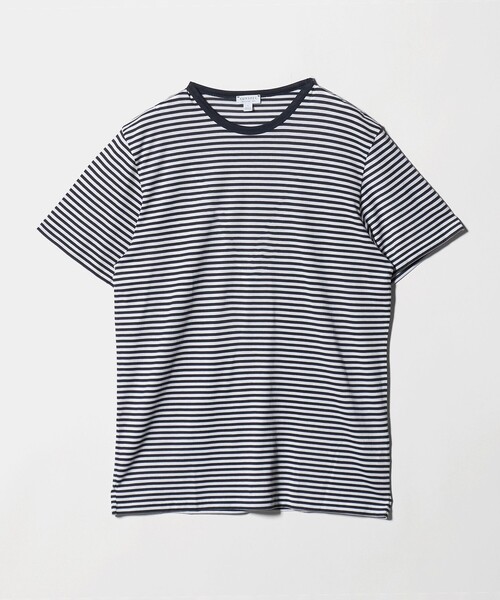 SUNSPEL(サンスペル)の「<SUNSPEL>クラシック ボーダー Tシャツ(Tシャツ/カットソー・メンズ・ネイビー・M/L)」の1枚目の写真