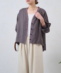 Jena espace merveilleux（ジェナ　エスパスメルヴェイユ）の「【WEB限定】シアーシャツカーディガン（シャツ/ブラウス）」
