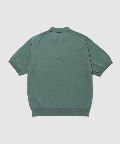 URBAN COLLECTION(アーバンコレクション)の「URBAN COLECTION オーバーサイズ ハイゲージ ニットポロシャツ(ニット/セーター・メンズ・ブラック/グリーン/ホワイト・XL/L/M/S)」の8枚目の写真