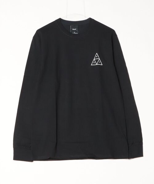 HUF(ハフ)の「【T18】【HUF/ハフ】ESSENTIAL TT L/S TEE(Tシャツ/カットソー・メンズ・ホワイト/ブラック・LARGE/X-LARGE/MEDIUM)」の2枚目の写真