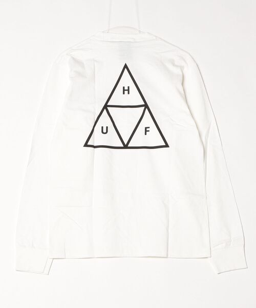 HUF(ハフ)の「【T18】【HUF/ハフ】ESSENTIAL TT L/S TEE(Tシャツ/カットソー・メンズ・ホワイト/ブラック・LARGE/X-LARGE/MEDIUM)」の3枚目の写真