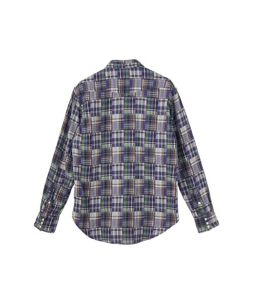 HYSTERIC GLAMOUR（ヒステリックグラマー）の「ダブルガーゼチェックウエスタンシャツ（シャツ/ブラウス・メンズ・グリーン系その他/レッド系その他・X-LARGE/LARGE/MEDIUM/SMALL）」の5枚目の写真