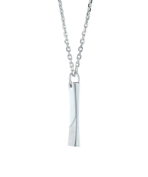 LION HEART(ライオンハート)の「【LION HEART】“SAND”ワイドプレートネックレス/サージカルステンレス316L(金属アレルギー対応)IT(ネックレス・メンズ・シルバー・FREE)」の9枚目の写真