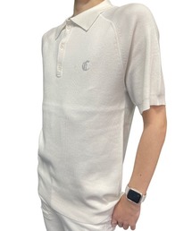 COOK JEANS（クックジーンズ）の「ラグランニットポロ（ポロシャツ）」
