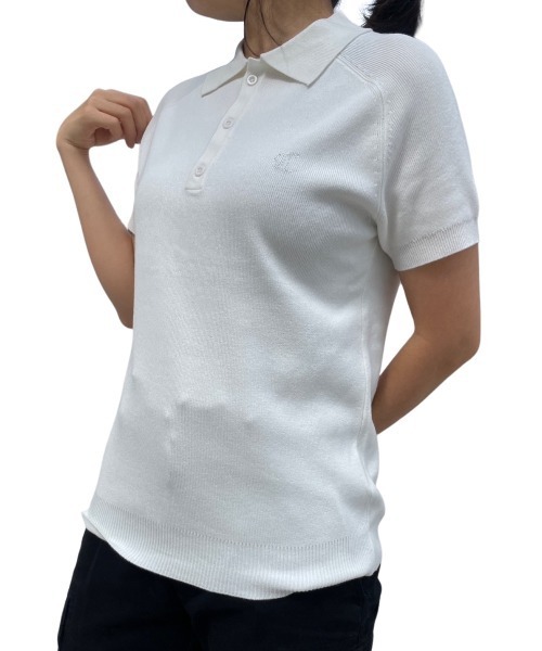 COOK JEANS(クックジーンズ)の「ラグランニットポロ(ポロシャツ・メンズ・ブラック/ネイビー/レッド/ホワイト・LARGE/MEDIUM/FREE)」の12枚目の写真