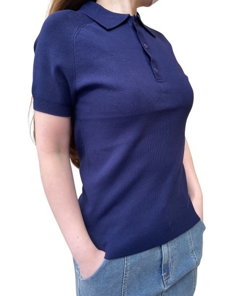 COOK JEANS(クックジーンズ)の「ラグランニットポロ(ポロシャツ・メンズ・ブラック/ネイビー/レッド/ホワイト・LARGE/MEDIUM/FREE)」の18枚目の写真