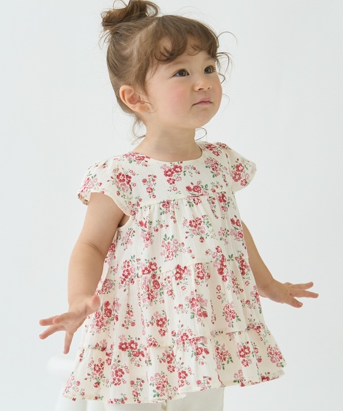 petit main（プティマイン）の「【スマイル/冷感/リンク】楊柳チュニック（チュニック・キッズ・ライトブルー/ライトピンク/レッド/ラベンダー/黄緑系・120cm/110cm/80ｃｍ/100cm/130cm/90cm）」の5枚目の写真