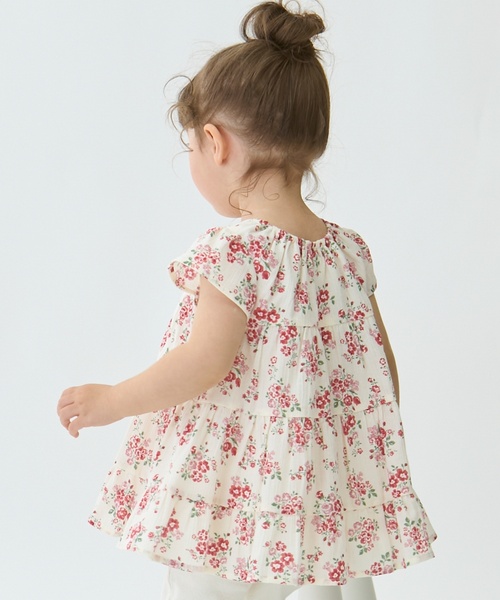 petit main（プティマイン）の「【スマイル/冷感/リンク】楊柳チュニック（チュニック・キッズ・ライトブルー/ライトピンク/レッド/ラベンダー/黄緑系・120cm/110cm/80ｃｍ/100cm/130cm/90cm）」の6枚目の写真