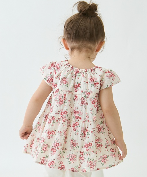 petit main（プティマイン）の「【スマイル/冷感/リンク】楊柳チュニック（チュニック・キッズ・ライトブルー/ライトピンク/レッド/ラベンダー/黄緑系・120cm/110cm/80ｃｍ/100cm/130cm/90cm）」の7枚目の写真