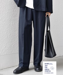 SHIPS any(�V�b�v�X �G�j�B)��SHIPS any:�q�ڐG�⊴/�X�g���b�`�r360° THE CIRCLE STRETCH ���l�� �~�b�N�X �Z���^�[�N���[�X �C�[�W�[�p���c(�Z�b�g�A�b�v�Ή�)��(���̑��p���c)