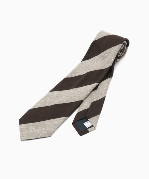 EDIFICE（エディフィス）の「AX Fossati カスリストライプタイ（ネクタイ・メンズ・チョコ/ダークブルー・FREE）」の3枚目の写真