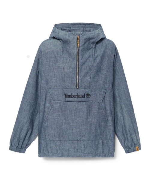 Timberland（ティンバーランド）の「Timberland Anorak Jacket（ティンバーランド アノラック ジャケット）（デニムジャケット・メンズ・グレー/ネイビー系・SMALL/MEDIUM/LARGE/X-LARGE）」の7枚目の写真