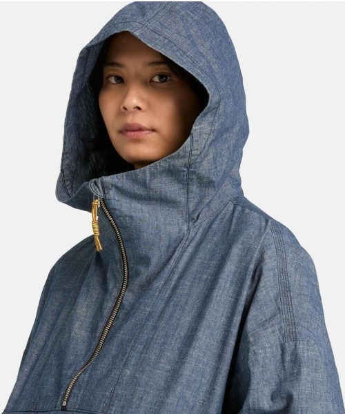 Timberland（ティンバーランド）の「Timberland Anorak Jacket（ティンバーランド アノラック ジャケット）（デニムジャケット・メンズ・グレー/ネイビー系・SMALL/MEDIUM/LARGE/X-LARGE）」の8枚目の写真