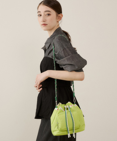 DBL DRAWST CHAIN BAG サニーシトラスコード（ショルダーバッグ