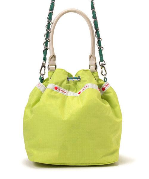 LeSportsac(レスポートサック)の「DBL DRAWST CHAIN BAG サニーシトラスコード(ショルダーバッグ・レディース・イエロー・FREE)」の9枚目の写真