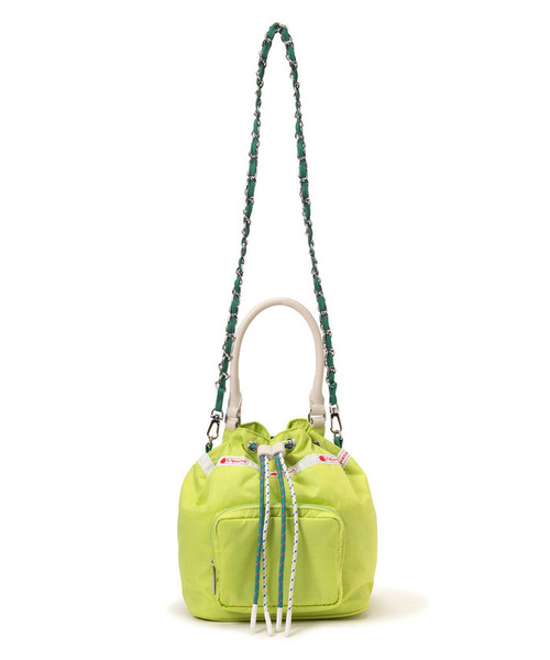 LeSportsac(レスポートサック)の「DBL DRAWST CHAIN BAG サニーシトラスコード(ショルダーバッグ・レディース・イエロー・FREE)」の10枚目の写真