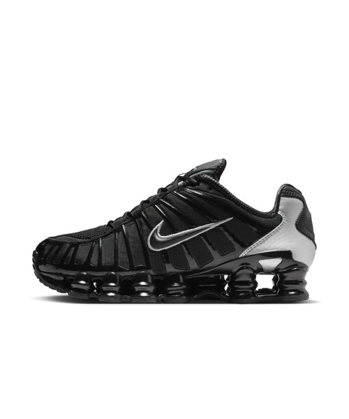 NIKE（ナイキ）の「NIKE/ナイキ WS ｼｮｯｸｽ TL（スニーカー・レディース・ブラック×シルバー・25.5cm/26cm/26.5cm/27cm/27.5cm/28cm/28.5cm/29cm/30cm/25cm/24.5cm/24cm/23.5cm/23cm）」の4枚目の写真