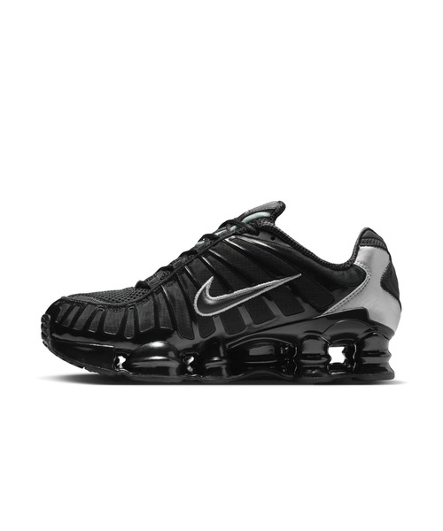 NIKE（ナイキ）の「NIKE/ナイキ WS ｼｮｯｸｽ TL（スニーカー・レディース・ブラック×シルバー・25.5cm/26cm/26.5cm/27cm/27.5cm/28cm/28.5cm/29cm/30cm/25cm/24.5cm/24cm/23.5cm/23cm）」の5枚目の写真