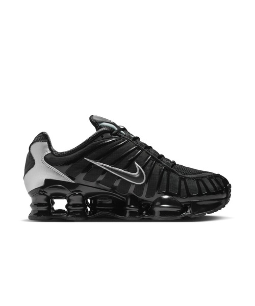 NIKE（ナイキ）の「NIKE/ナイキ WS ｼｮｯｸｽ TL（スニーカー・レディース・ブラック×シルバー・25.5cm/26cm/26.5cm/27cm/27.5cm/28cm/28.5cm/29cm/30cm/25cm/24.5cm/24cm/23.5cm/23cm）」の7枚目の写真