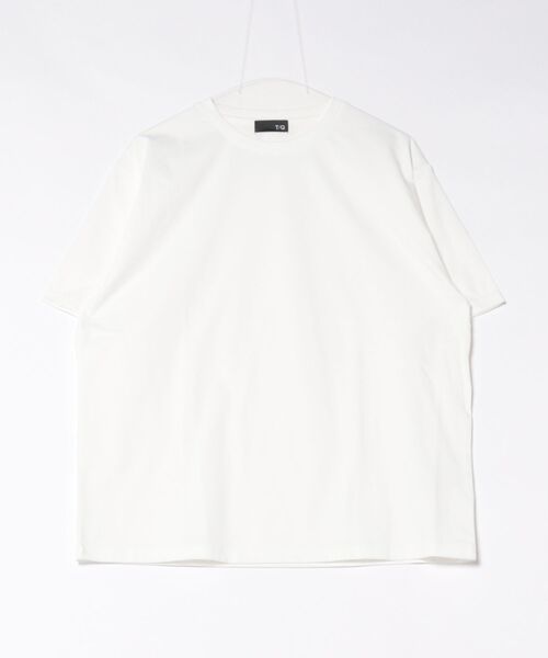 TAKA-Q(タカキュー)の「アンサンブル 2枚 セット メンズ ダイヤ柄 シアー クルーネック プルオーバー & 半袖 Tシャツ ややゆったり ルーズ(アンサンブル・メンズ・アイボリー/ブラック・LARGE/MEDIUM/X-LARGE)」の4枚目の写真