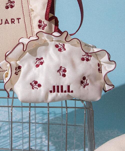 JILL by JILL STUART（ジルバイジルスチュアート）の「＜Cherryシリーズ＞フリルポーチ（ポーチ・レディース・ネイビー/ブルー/ホワイト・FREE）」の15枚目の写真