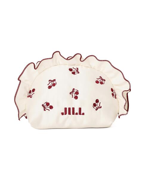 JILL by JILL STUART（ジルバイジルスチュアート）の「＜Cherryシリーズ＞フリルポーチ（ポーチ・レディース・ネイビー/ブルー/ホワイト・FREE）」の16枚目の写真