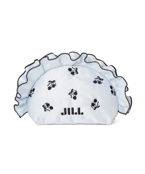 JILL by JILL STUART（ジルバイジルスチュアート）の「＜Cherryシリーズ＞フリルポーチ（ポーチ・レディース・ネイビー/ブルー/ホワイト・FREE）」の18枚目の写真