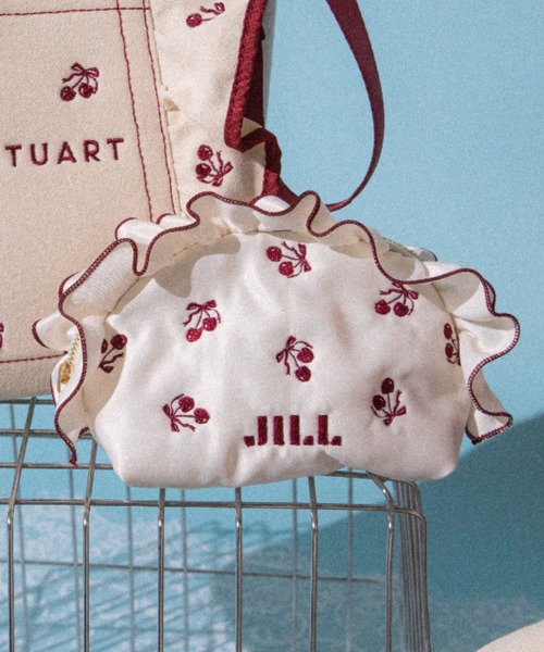 JILL by JILL STUART（ジルバイジルスチュアート）の「＜Cherryシリーズ＞フリルポーチ（ポーチ・レディース・ネイビー/ブルー/ホワイト・FREE）」の14枚目の写真