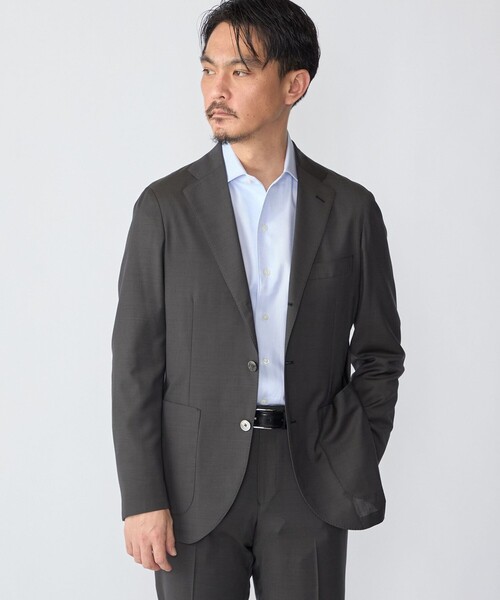 SHIPS(シップス)の「SHIPS:〈FUNCTION〉イージーアイロン ヘリンボーン ワンピースカラー シャツ(シャツ/ブラウス・メンズ・ライトブルー/ホワイト・40/38/39/41)」の16枚目の写真