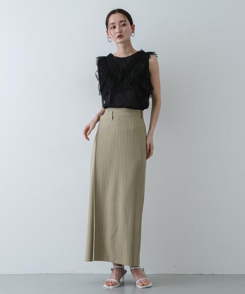 SENSE OF PLACE by URBAN RESEARCH(センスオブプレイスバイアーバンリサーチ)の「フリルデザインカットトップ(Tシャツ/カットソー・レディース・オフホワイト/ベージュ・ONE)」の20枚目の写真