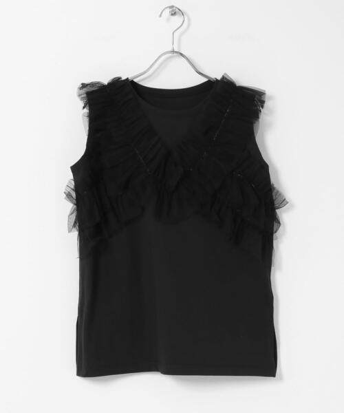 SENSE OF PLACE by URBAN RESEARCH(センスオブプレイスバイアーバンリサーチ)の「フリルデザインカットトップ(Tシャツ/カットソー・レディース・オフホワイト/ベージュ・ONE)」の22枚目の写真