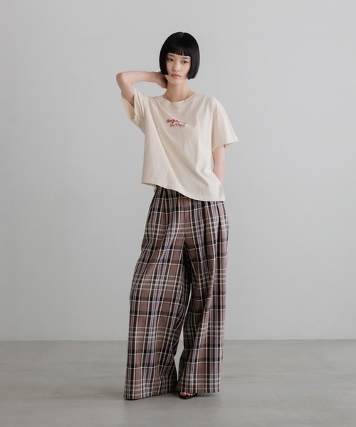 LOWRYS FARM(ローリーズファーム)の「ヴィンテージロゴT 721406(Tシャツ/カットソー・レディース・グレー/チャコールグレー/ブラウン/ホワイト・FREE)」の15枚目の写真