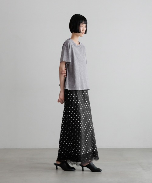 LOWRYS FARM(ローリーズファーム)の「ヴィンテージロゴT 721406(Tシャツ/カットソー・レディース・グレー/チャコールグレー/ブラウン/ホワイト・FREE)」の19枚目の写真