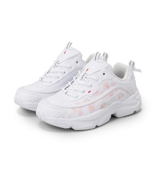 FILA(フィラ)の「RAYTONA CB(スニーカー・レディース・ホワイト・28.0cm/27.0cm/26.0cm/25.0cm/24.5cm/24.0cm/23.5cm/23.0cm/22.5cm)」の2枚目の写真