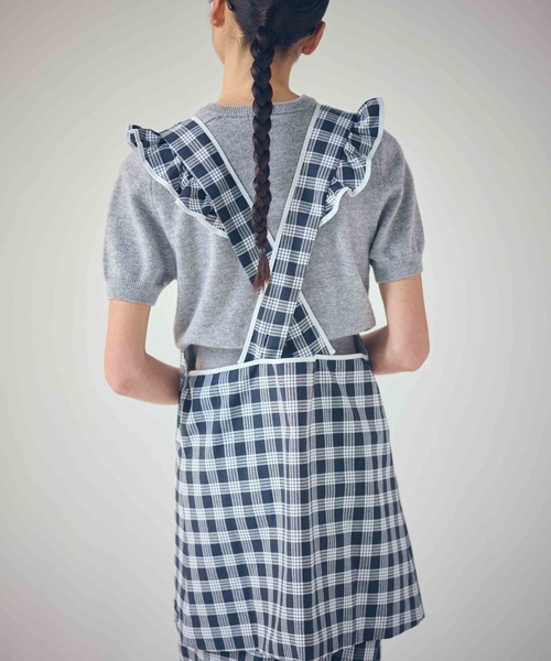 SEA(シー)の「カシミヤ Vネック H/Sニット(ニット/セーター・レディース・ピンク/グレー/チャコールグレー/ブルー・ONE SIZE)」の5枚目の写真
