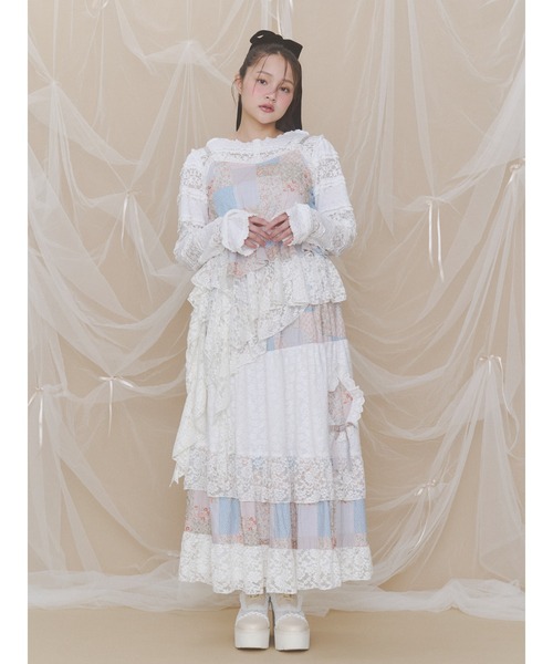 merry jenny（メリージェニー）の「フラワーガーデンスカート（スカート・レディース・ピンク/イエロー・FREE）」の17枚目の写真