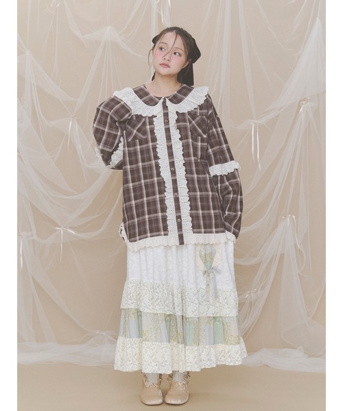 merry jenny（メリージェニー）の「フラワーガーデンスカート（スカート・レディース・ピンク/イエロー・FREE）」の20枚目の写真