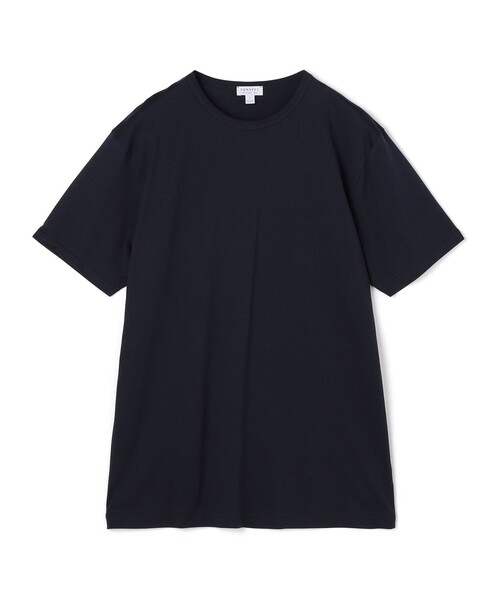 SUNSPEL(サンスペル)の「SUNSPELコットン クラシック Tシャツ(Tシャツ/カットソー・メンズ・ライトイエロー/ブラック/ダークオリーブ/スカイブルー/ネイビー/ホワイト/レンガ/ダークブラウン/チャコールグレー・M/L)」の1枚目の写真