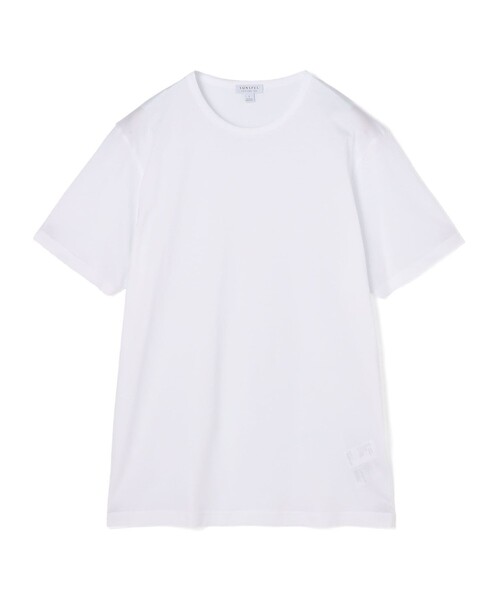 SUNSPEL(サンスペル)の「SUNSPELコットン クラシック Tシャツ(Tシャツ/カットソー・メンズ・ライトイエロー/ブラック/ダークオリーブ/スカイブルー/ネイビー/ホワイト/レンガ/ダークブラウン/チャコールグレー・M/L)」の2枚目の写真