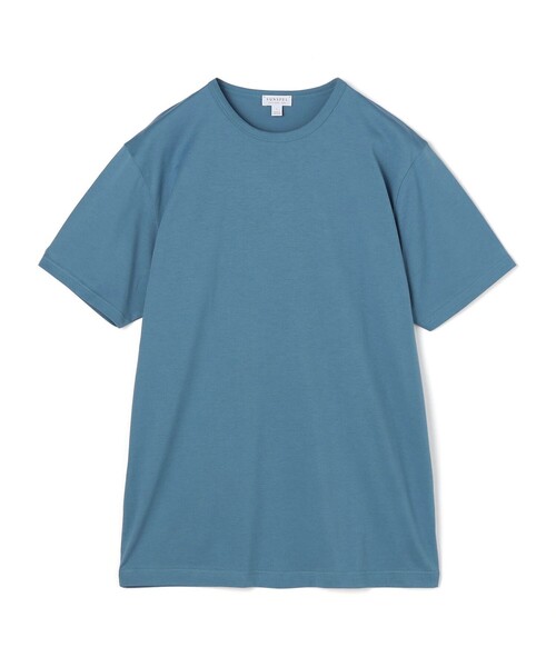 SUNSPEL(サンスペル)の「SUNSPELコットン クラシック Tシャツ(Tシャツ/カットソー・メンズ・ライトイエロー/ブラック/ダークオリーブ/スカイブルー/ネイビー/ホワイト/レンガ/ダークブラウン/チャコールグレー・M/L)」の7枚目の写真