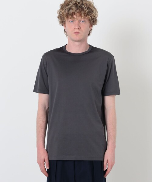 SUNSPEL(サンスペル)の「SUNSPELコットン クラシック Tシャツ(Tシャツ/カットソー・メンズ・ライトイエロー/ブラック/ダークオリーブ/スカイブルー/ネイビー/ホワイト/レンガ/ダークブラウン/チャコールグレー・M/L)」の12枚目の写真